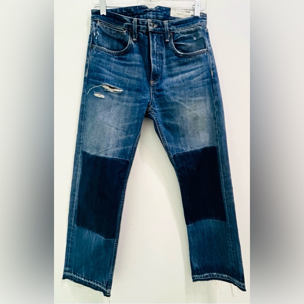 rag & bone Blue Jeans crop Albright